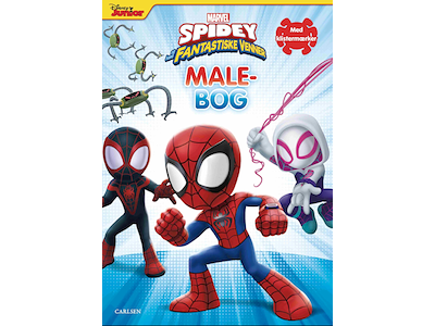 Spidey og hans fantastiske venner malebog (kolli 6)