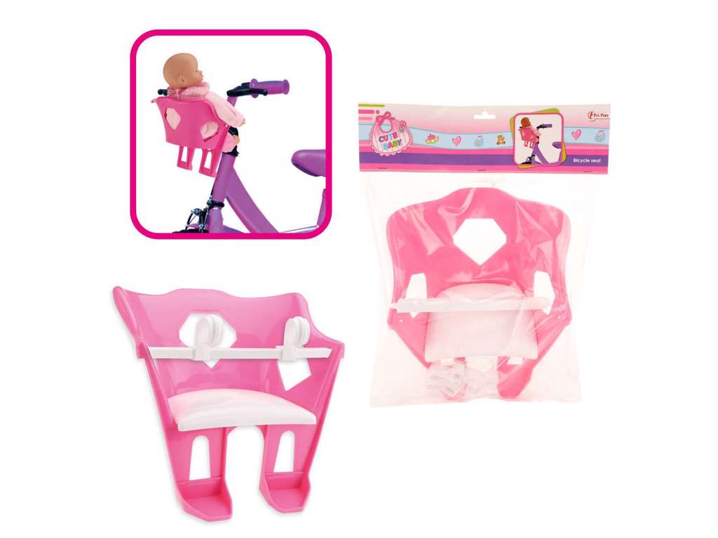 Cykelsæde til dukke