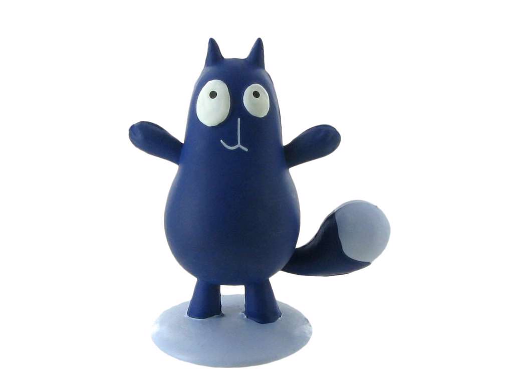 Cat minifigur fra Peg & Cat på 6 cm
