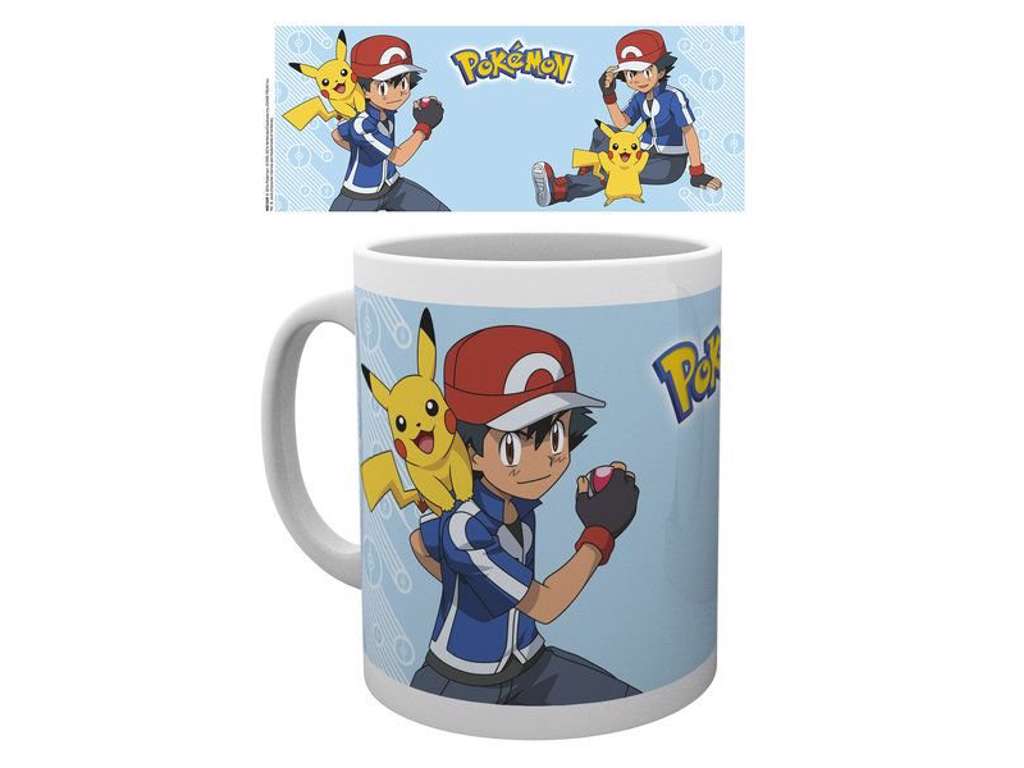 Pokémon krus med Ash og Pikachu