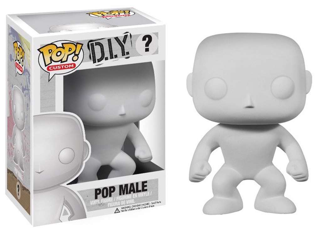 Pop Custom POP! Vinyl Figure Blank Male på 10 cm
