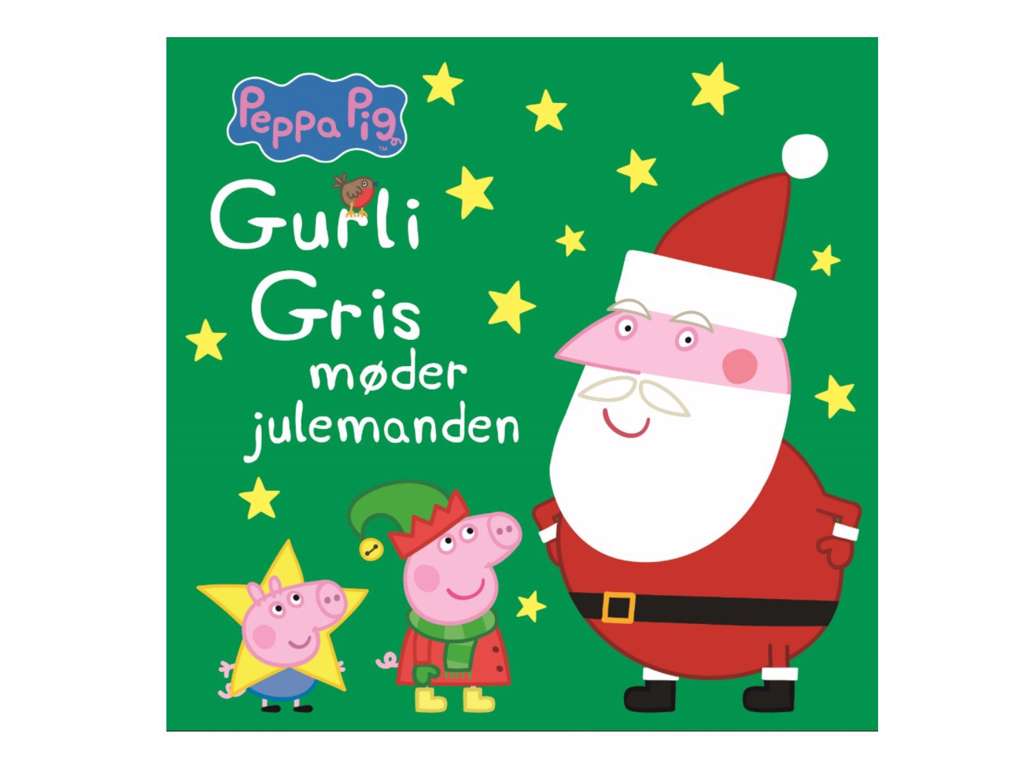 Gurli Gris møder julemanden - bog