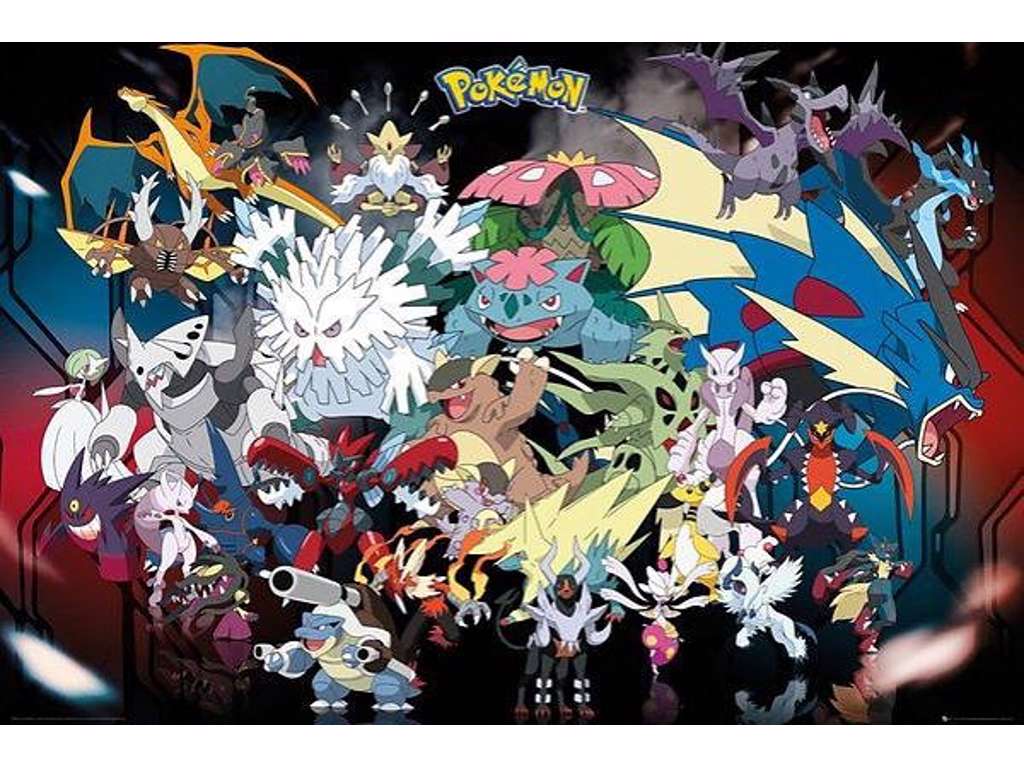 Pokémon mega udvikling plakat 61 x 91