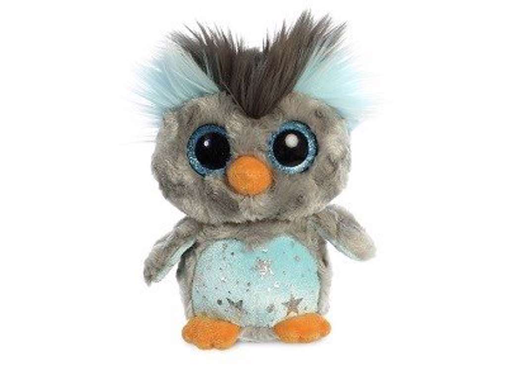 Yoohoo blå pingvin på 12 cm - Hoppee Rock Hopper