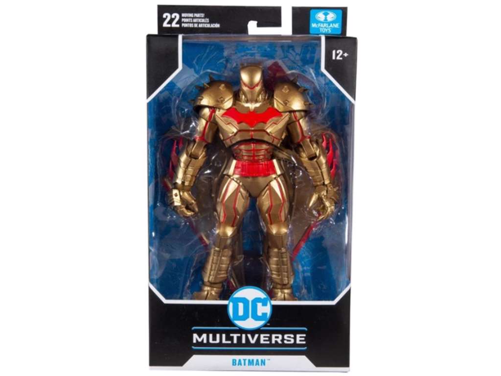 DC Multiverse action figur af Batman Hellbat Suit (Gold Edition) på 18 cm