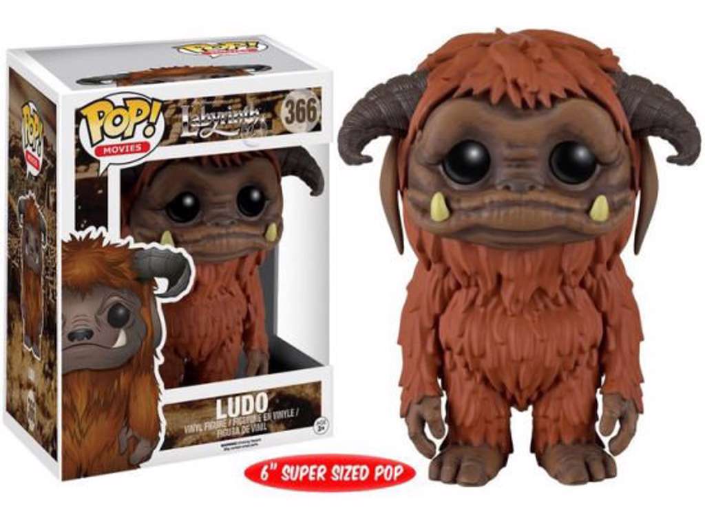 Labyrinth Super Sized POP! vinyl figur af Ludo på 15 cm