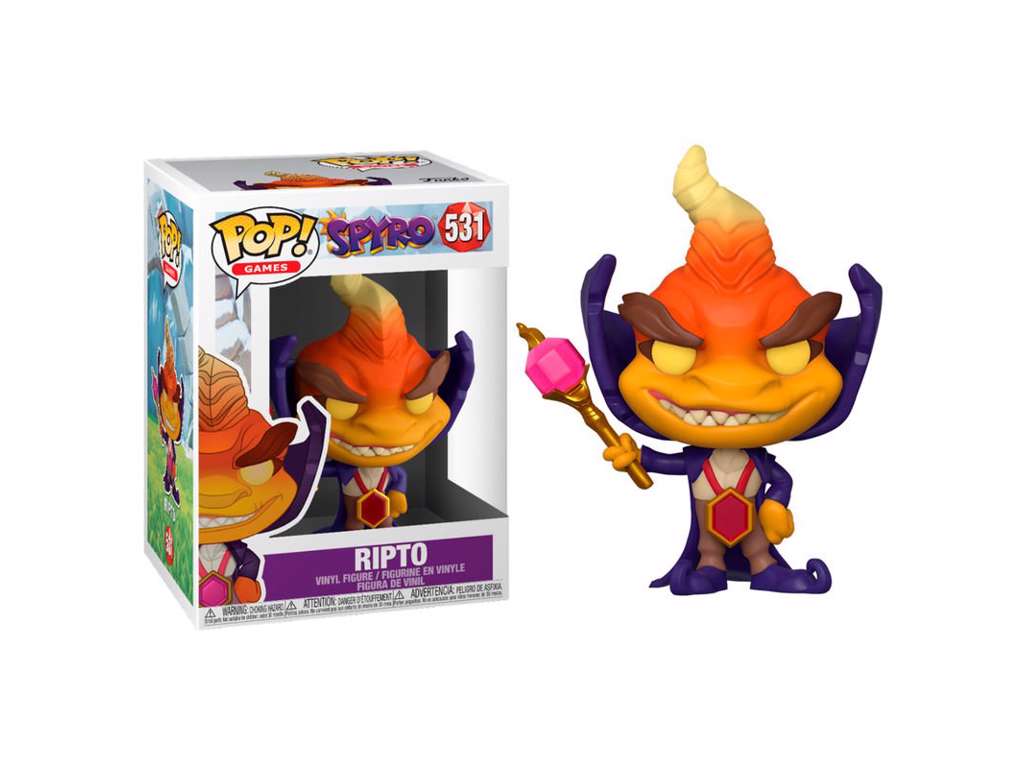 Spyro the Dragon POP! vinyl figur af Ripto på 9 cm
