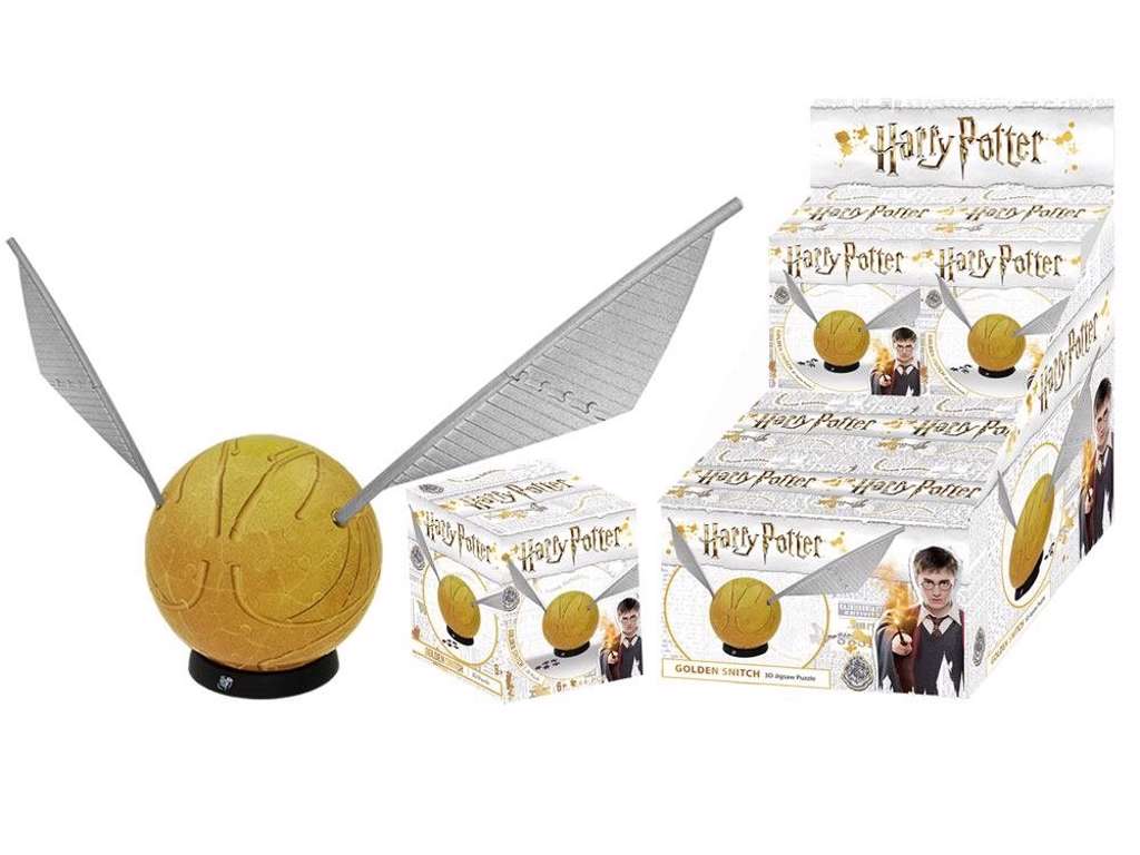 3D Golden Snitch puslespil på 64 brikker fra Harry Potter