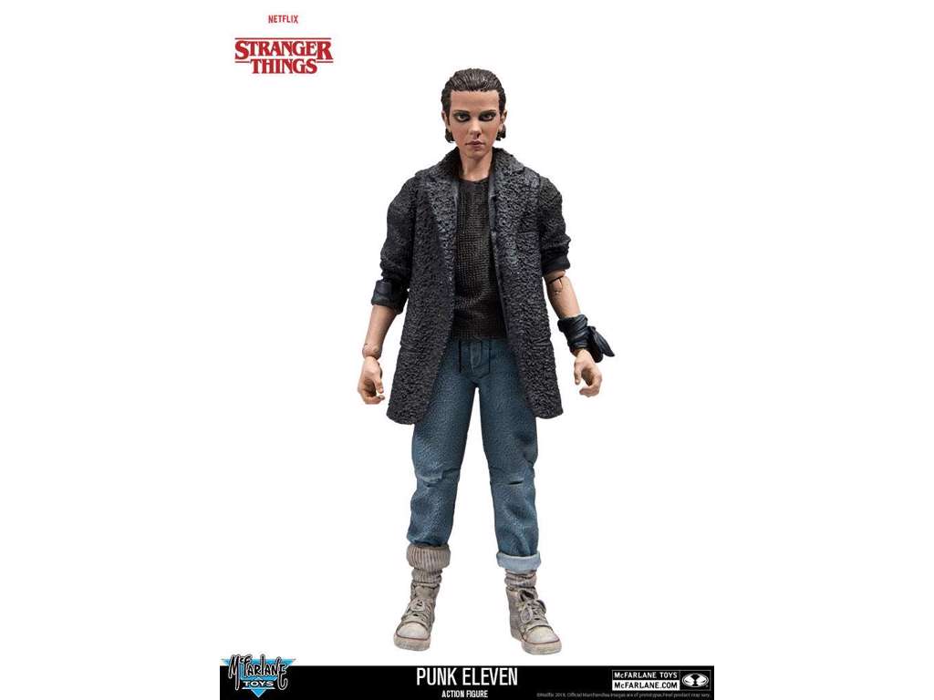 Stranger Things action figur af Punk Eleven på 15 cm