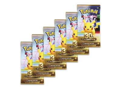 Pokémon TCG 30th Celebration Booster Bundle – 6 Boosters