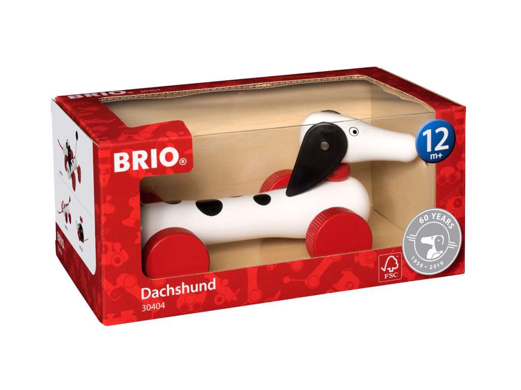 Dachsie hund fra Brio - 60 års jubilæum