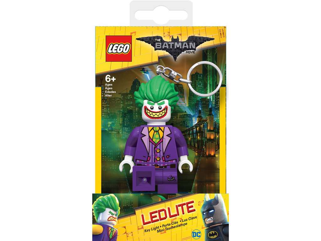 LEGO Batman nøglering med lys - Joker