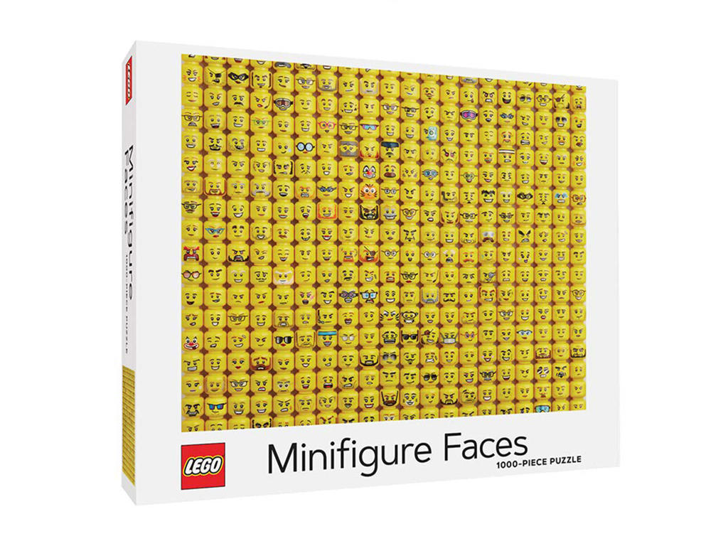 LEGO Minifigure Faces - Puslespil på 1000 brikker