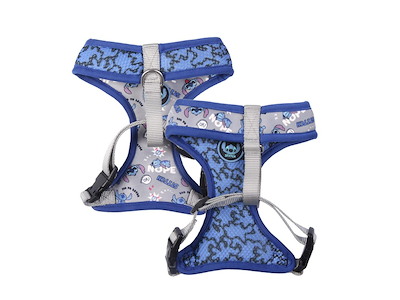 Hundesele med Stitch vendbar - M/L