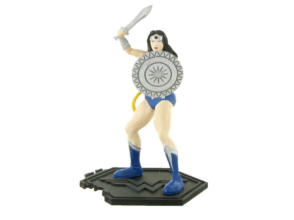 DC Comics mini figur af Wonder Woman på 9 cm