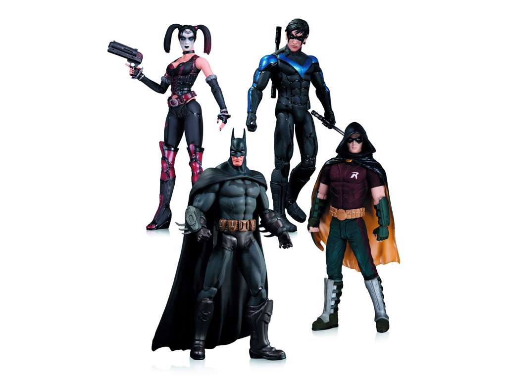 Batman Arkham City action figur 4-Pak 17 cm