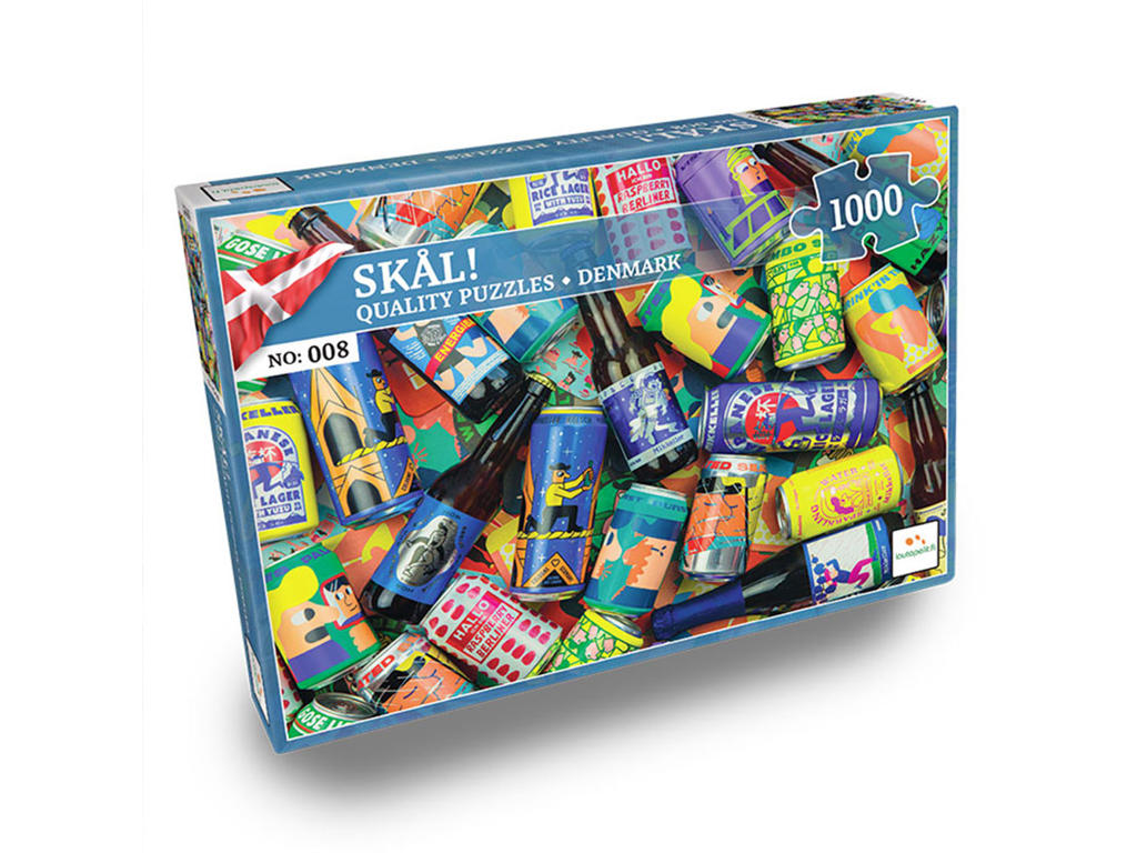 Nordic Quality Puzzles - DA:008 - Skål (Mikkeler) - Puslespil på 1000 brikker