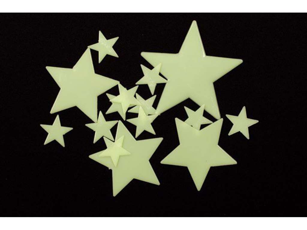 Selvlysende Stjerner - 15 stk