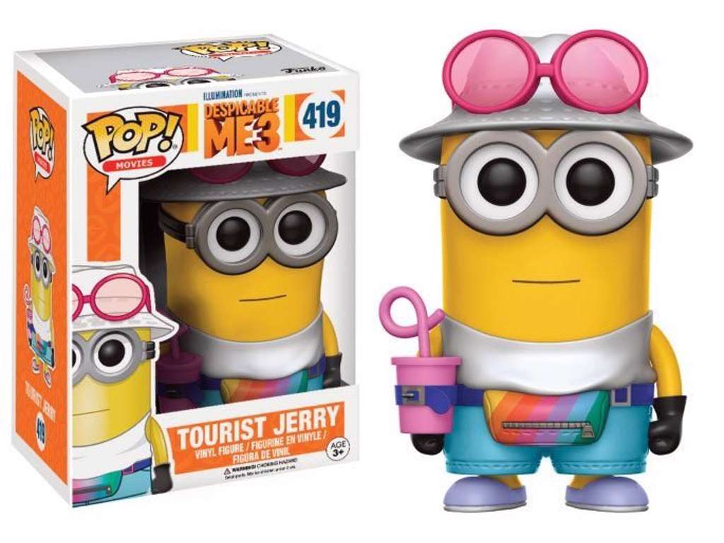 Despicable Me 3 POP! vinyl figur af Tourist Jerry på 9 cm