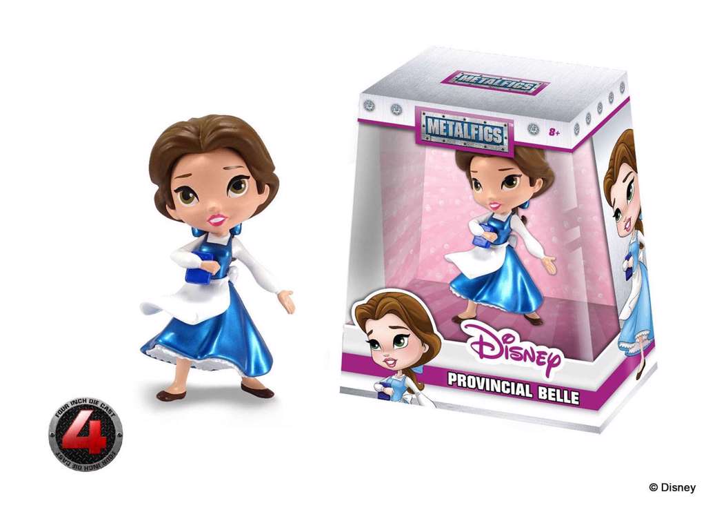 Disney Metalfigs minifigur af Provincial Belle på 10 cm
