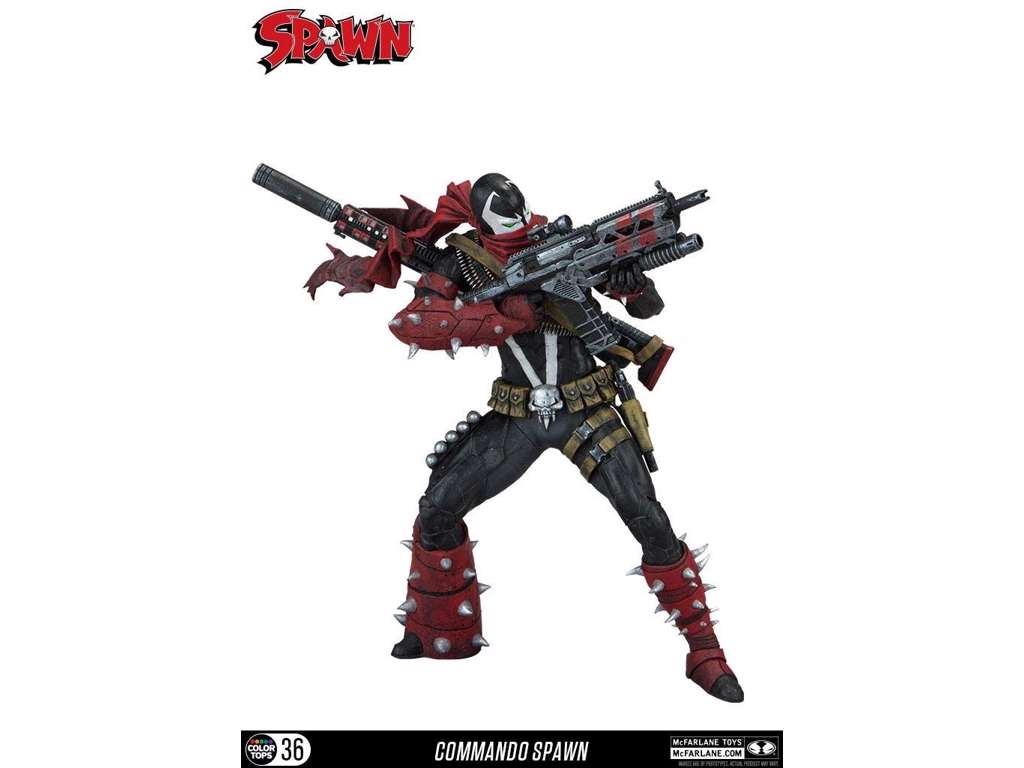 Spawn Color Tops action figur af Commando Spawn på 18 cm