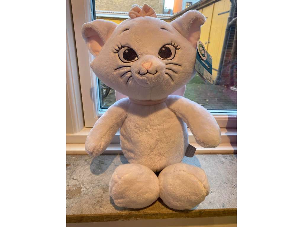 Marie fra Aristocats på 45 cm af genbrugsmateriale