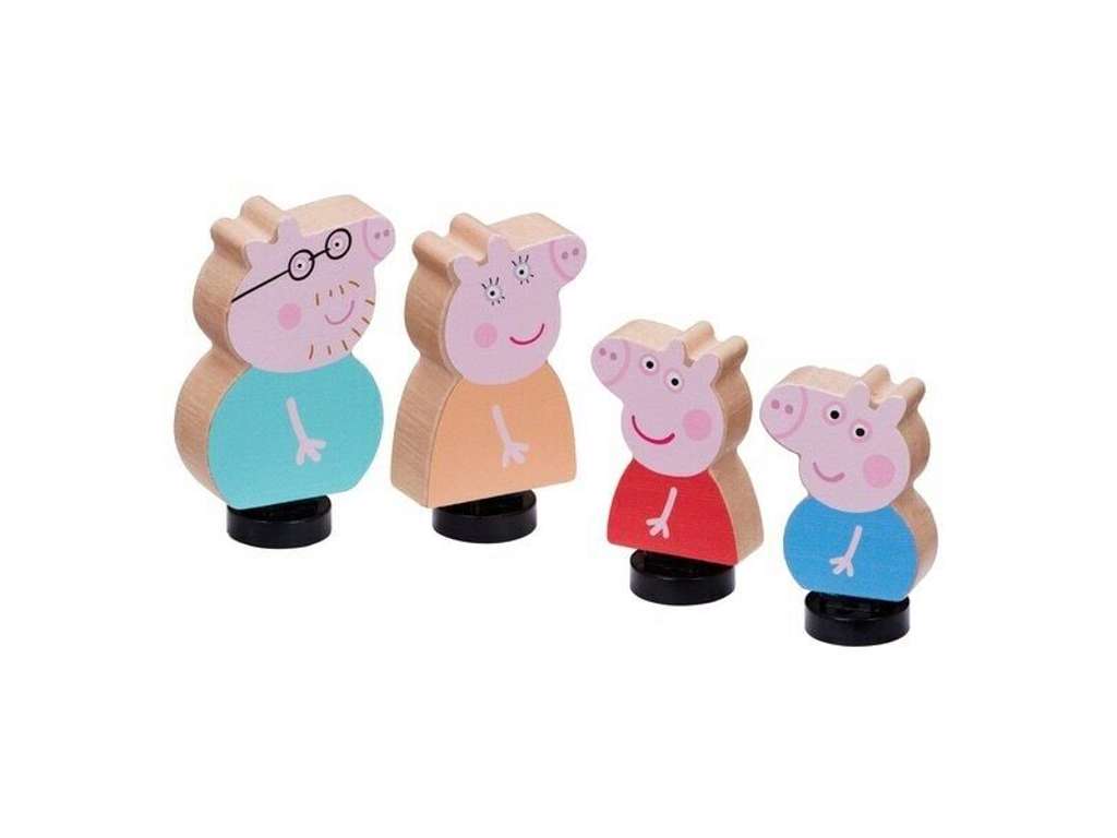 Gurli Gris 4-pak figurer i træ