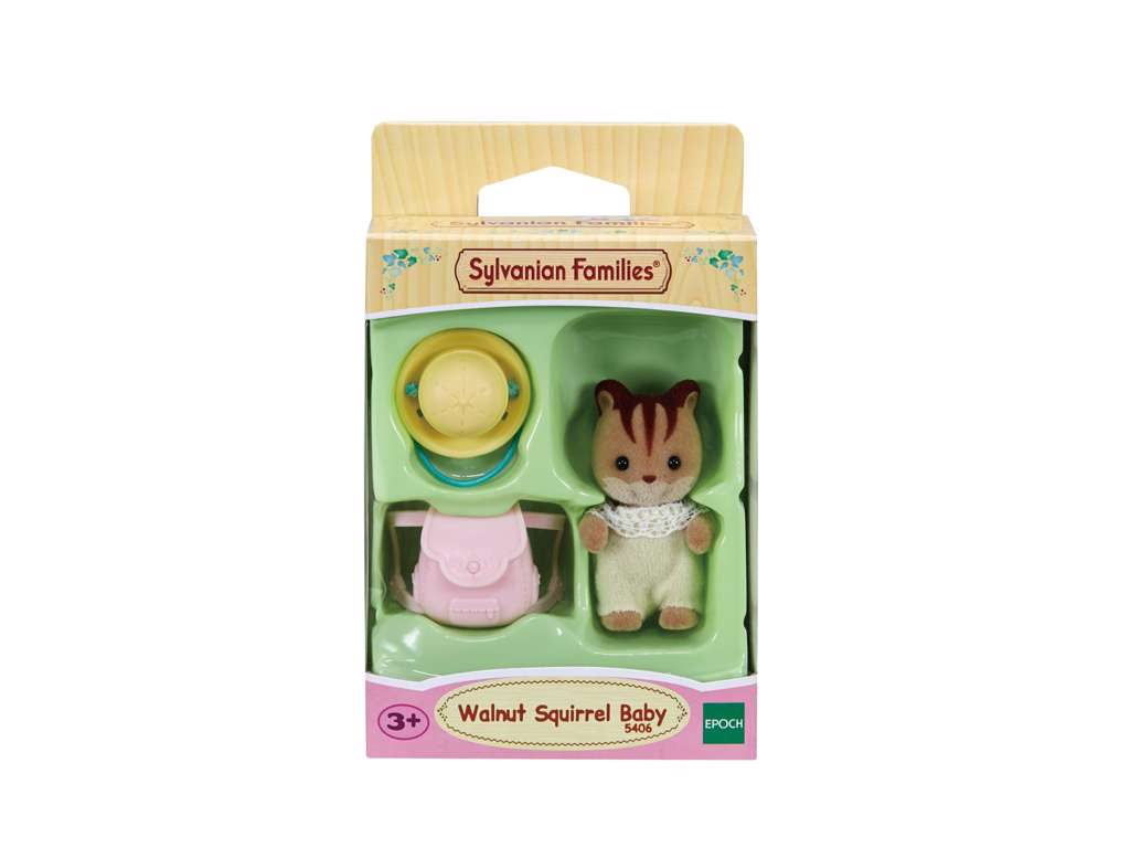 Valnødde egern baby fra Sylvanian Families - 5406