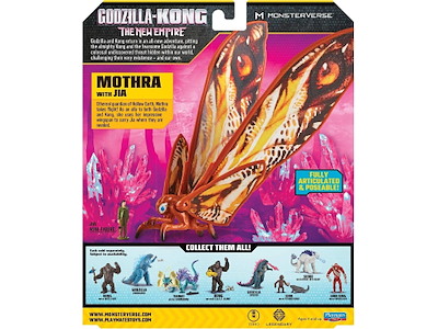 Godzilla x Kong: The New Empire Action Figure Mothra with Jiva 15 cm