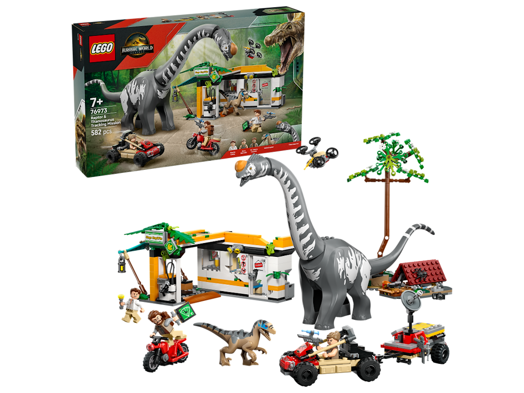 Sporingsmission: Raptor og titanosaurus - 76973 - LEGO Jurassic World