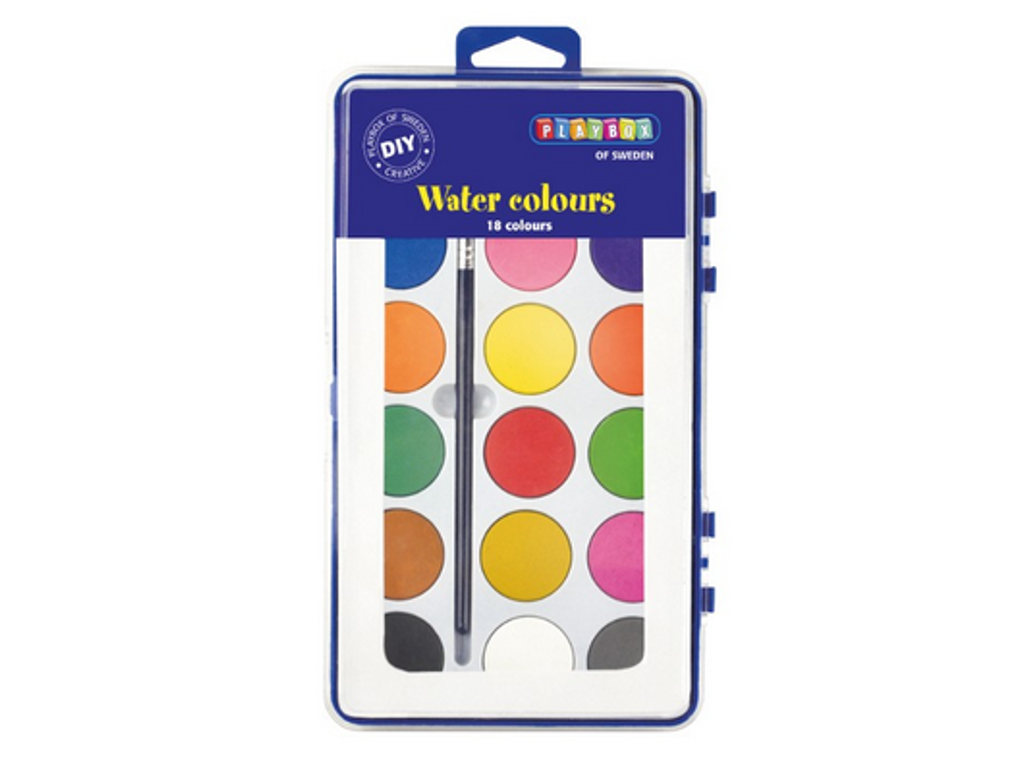 Farvelade med 18 Farver