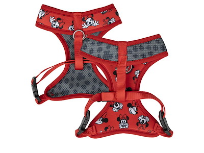 Premium hundesele med Minnie Mouse vendbar - S/M