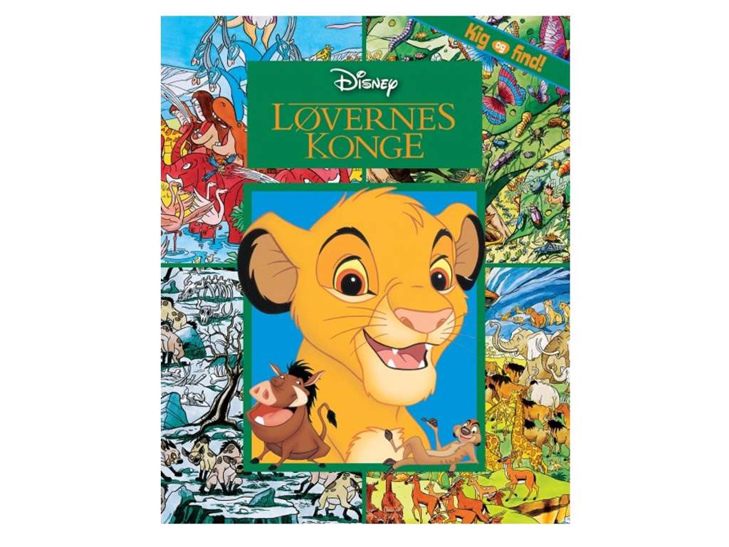 Disney Kig & Find Løvernes Konge - børnebog