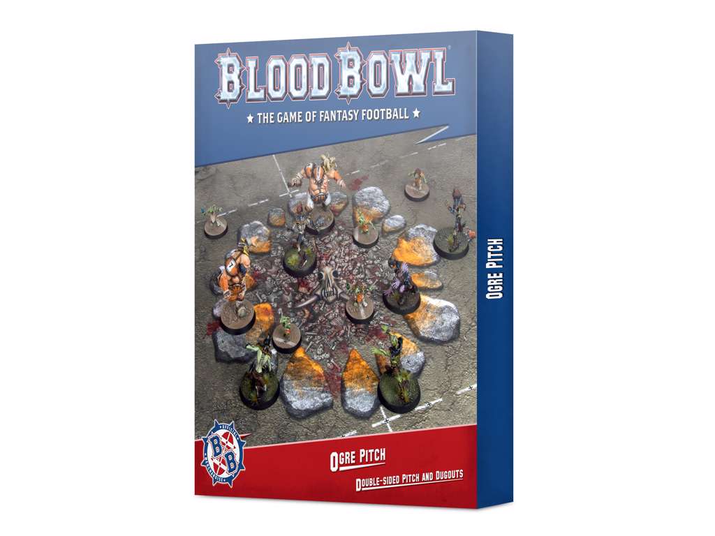 Blood Bowl Ogre Team Pitch Dugouts