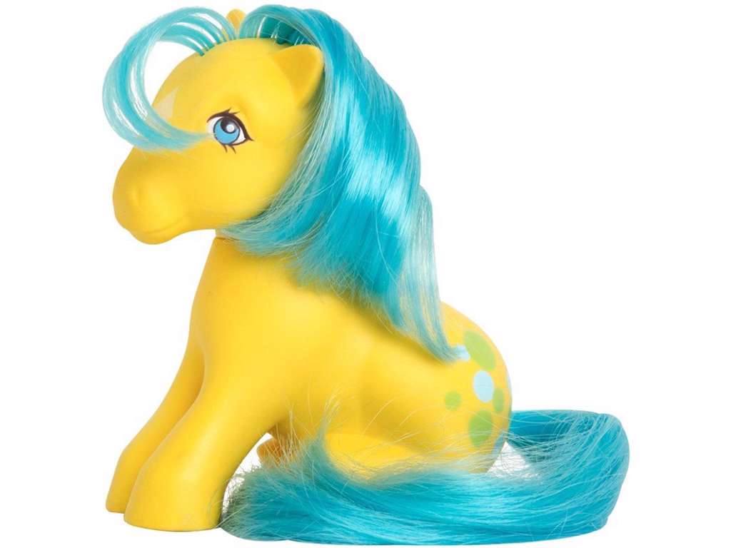 My Little Pony retro figur af Bubbles
