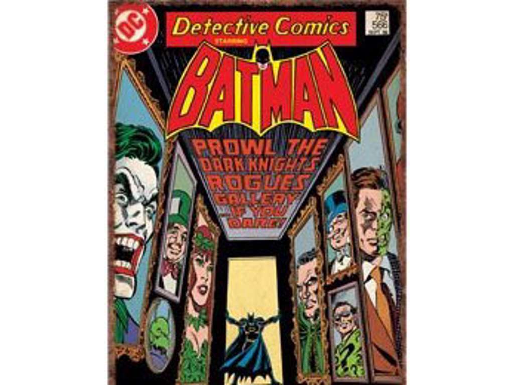 Batman retro tin skilt Detective Comics 566 41x30cm
