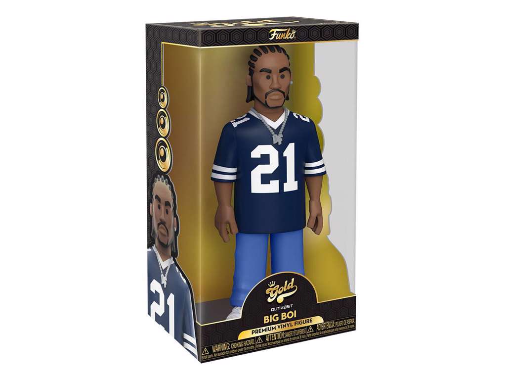 Outkast Vinyl Gold Figure Big Boi (Fur Coat) 30 cm