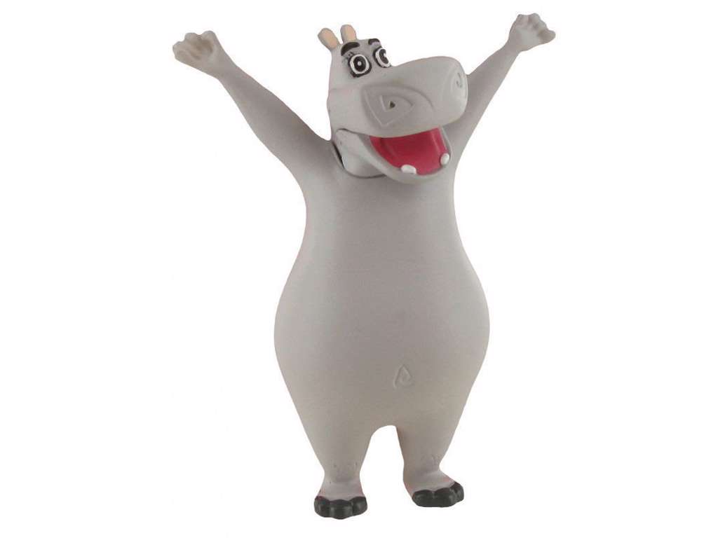 Gloria figur fra Madagascar på 7 cm