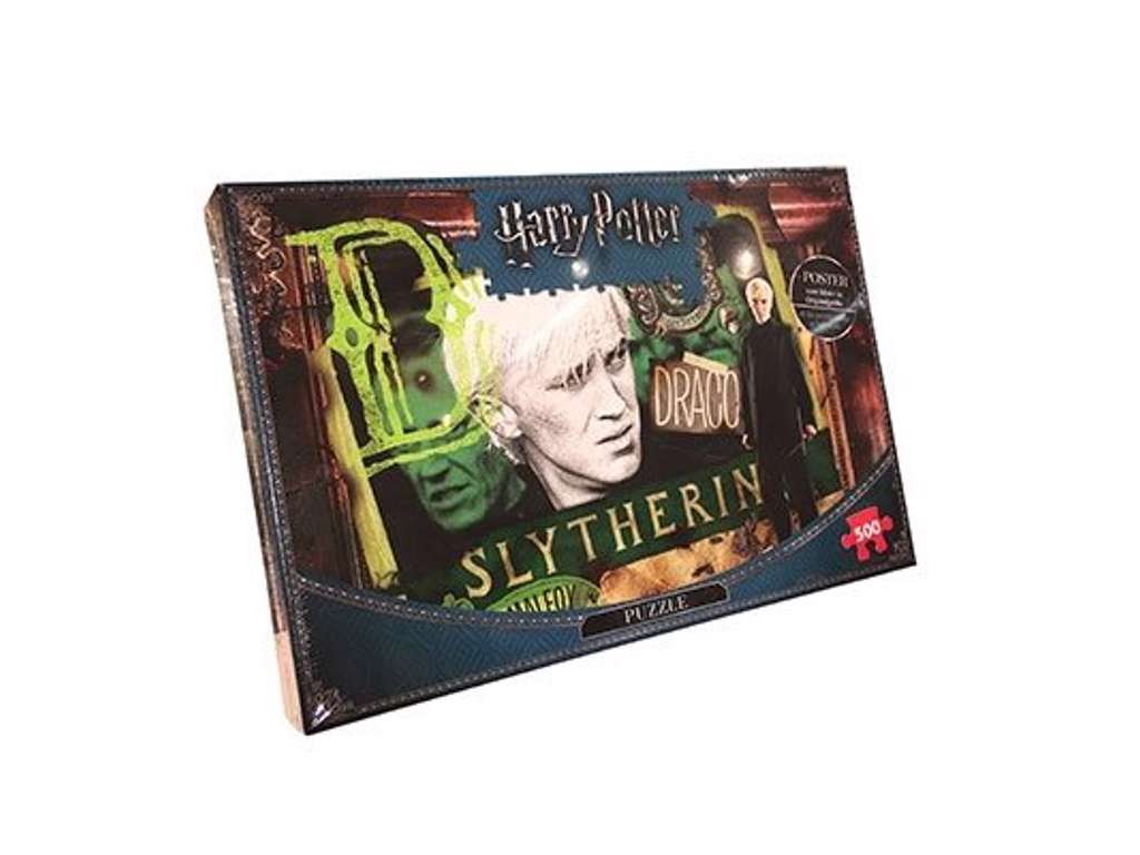 Puslespil med Draco Malfoy og Slytherin fra Harry Potter på 500 brikker