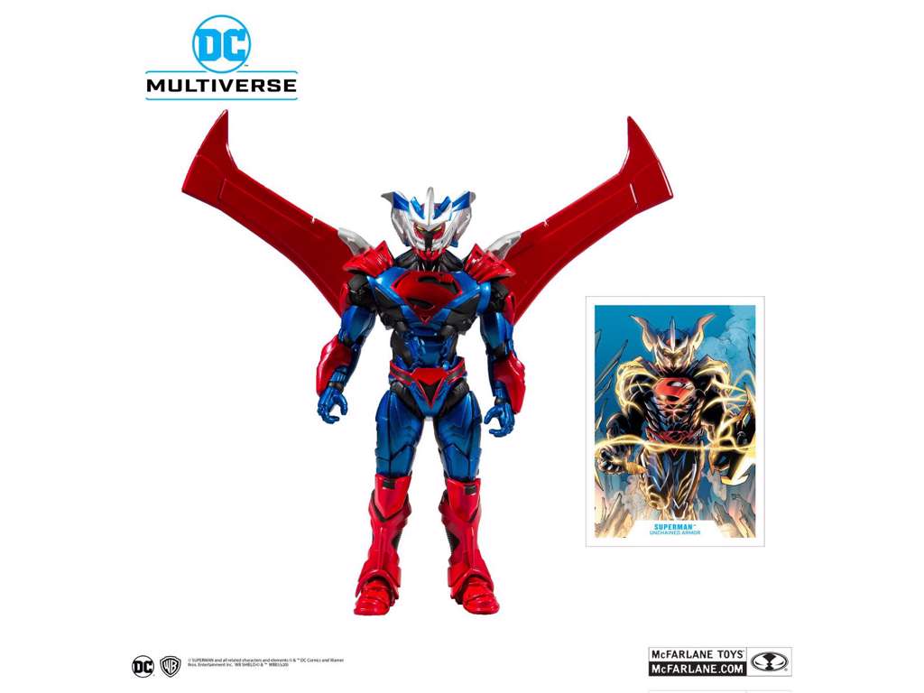 Superman unchained action figur på 18 cm fra McFarlane