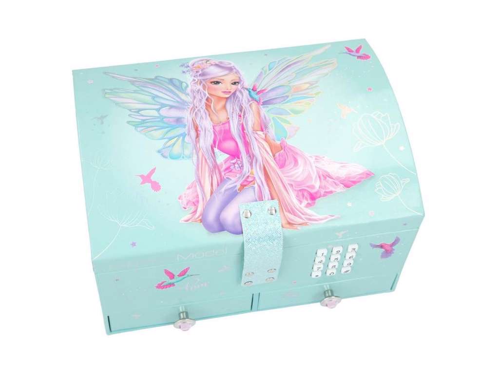 Fantasy smykkeskrin med kode og musik - fairy