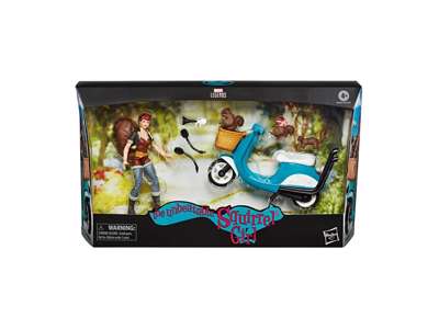 Marvel Legends Series action figur af Squirrel Girl med scooter på 15 cm