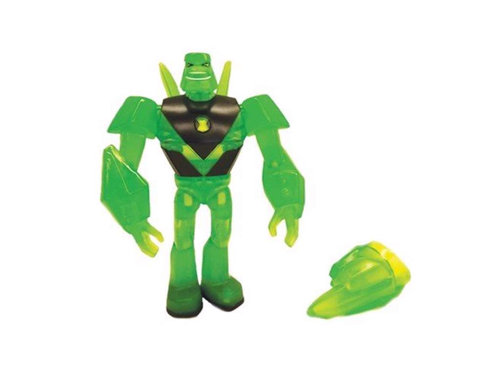 Glitch Diamondhead Out of the Omnitrix basisfigur fra Ben 10 - 12 cm