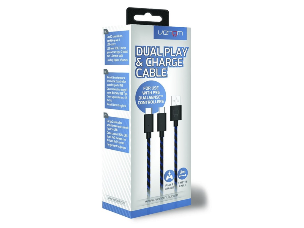Venom Games Play and Charge Cable