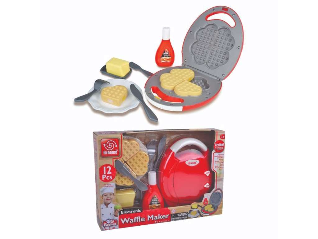 Vaffeljern med lys og lyd på 33 cm fra Redbox