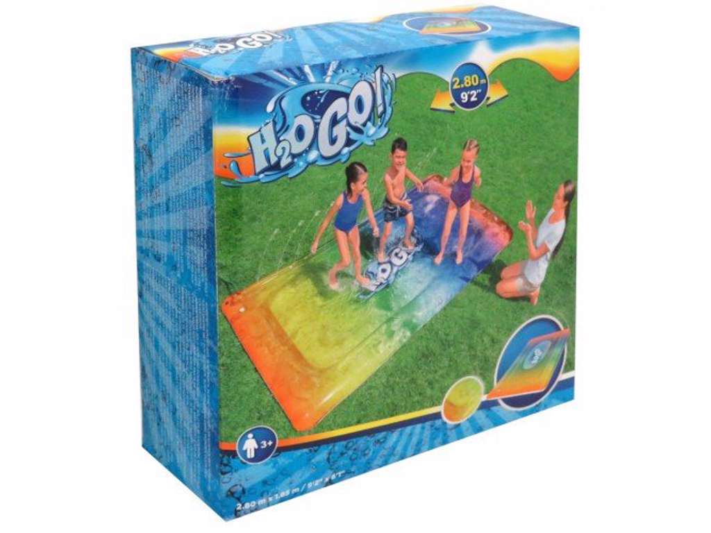 Kæmpe vandmåtte på 800 liter med sprøjtefunktion