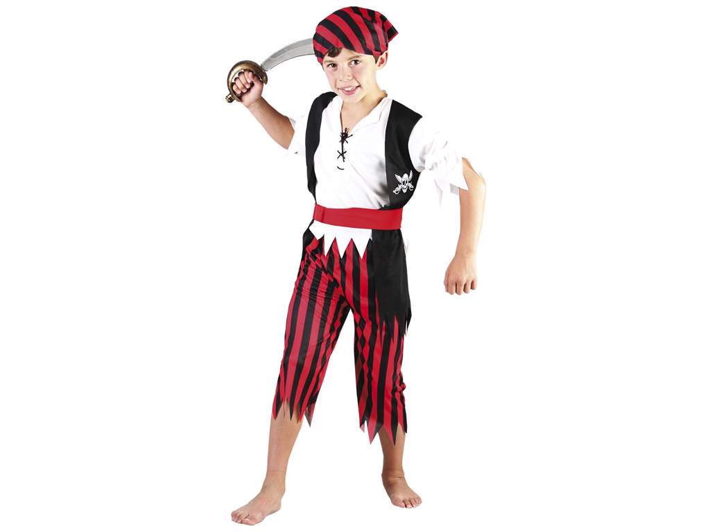 Pirat børnekostume fra Joker - 122-134 cm