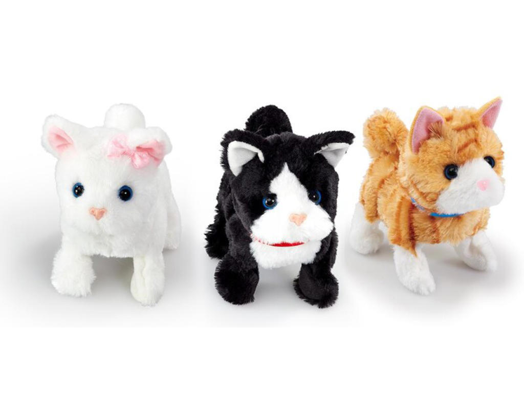 Happy Pets Pretty Little Kitty Plyskattekilling elektronisk kæledyr - 3 varianter