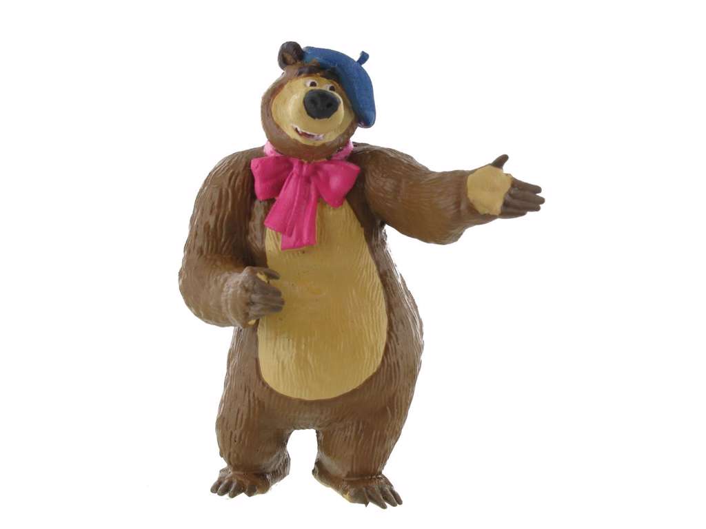 Masha og bjørnen minifigur af Maler Bjørn på 6 cm
