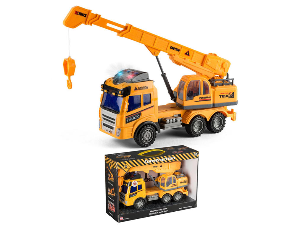 Kranbil med lys og lyd